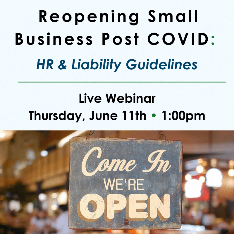 Reopening small business post covid