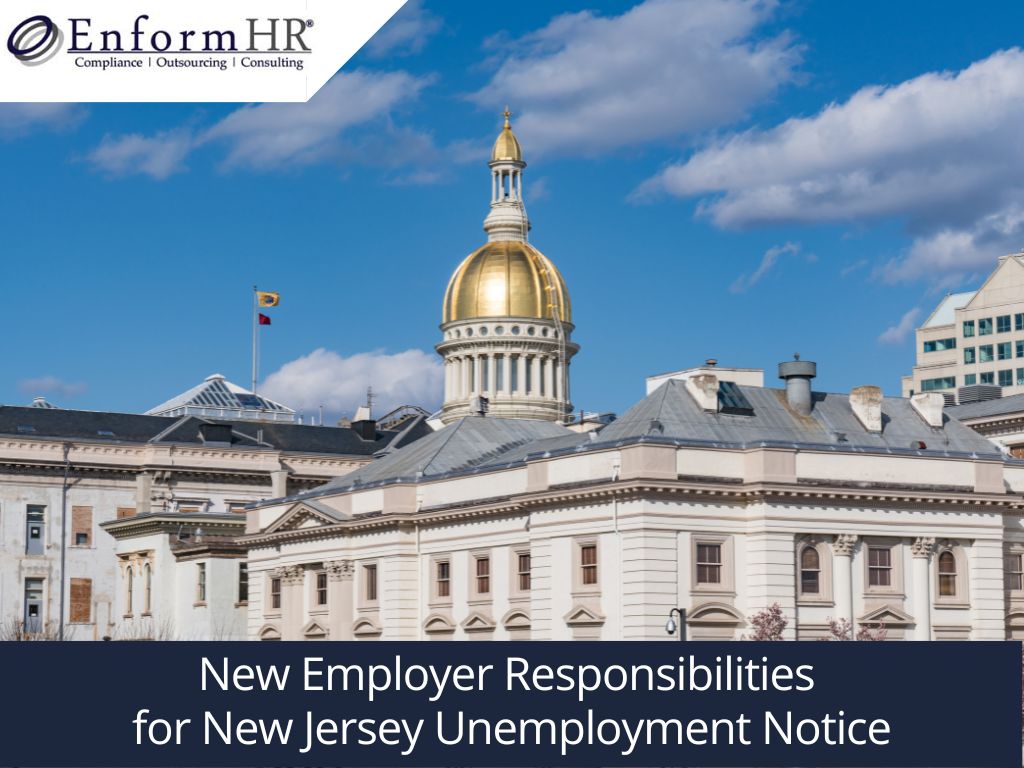 New employer responsibilities for new jersey unemployment notice