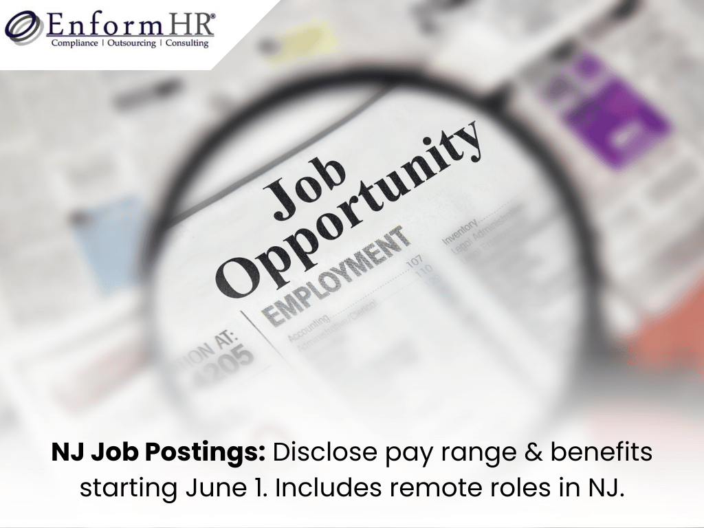 New Jersey’s Pay Transparency Law: What Employers Need To Know Before June 1, 2025 2 Job postings for various positions in new jersey displayed on a digital platform.