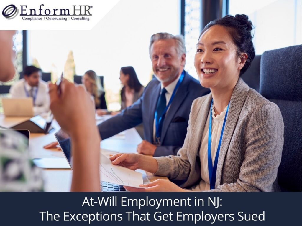 At-Will Employment in NJ: The Exceptions That Get Employers Sued.' src=